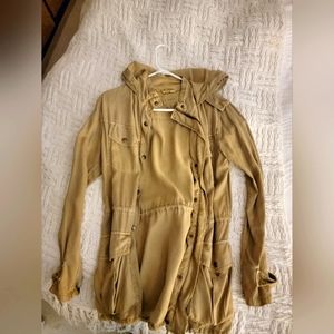 Aritzia Talula Soft Trench with a Hood
